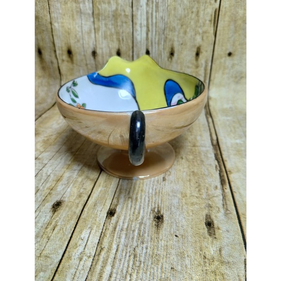 Tashiro Shoten Creamer Lusterware Japan Floral Hand Painted (b4) - Picture 3 of 7